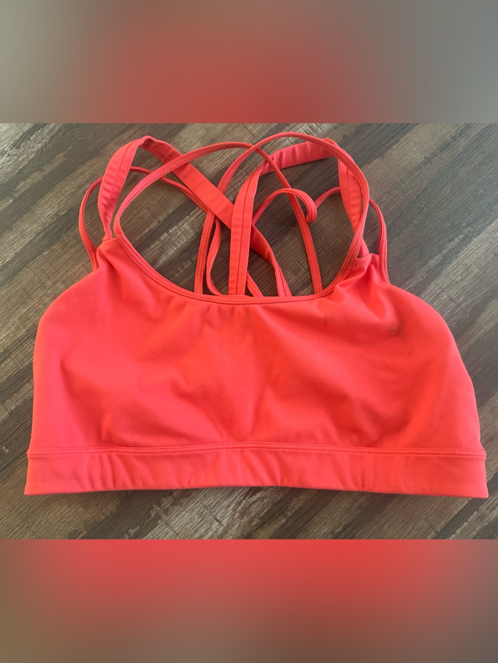 Women's Strappy Sports Bra - Coral Pink Victoria Sport Victoria’s Secret size XL